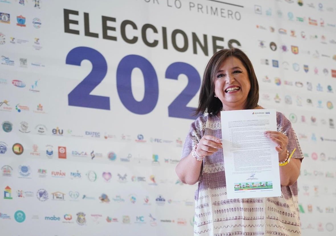 Xóchitl Gálvez firma Pacto por la Primera Infancia y se compromete a erradicar la pobreza en México