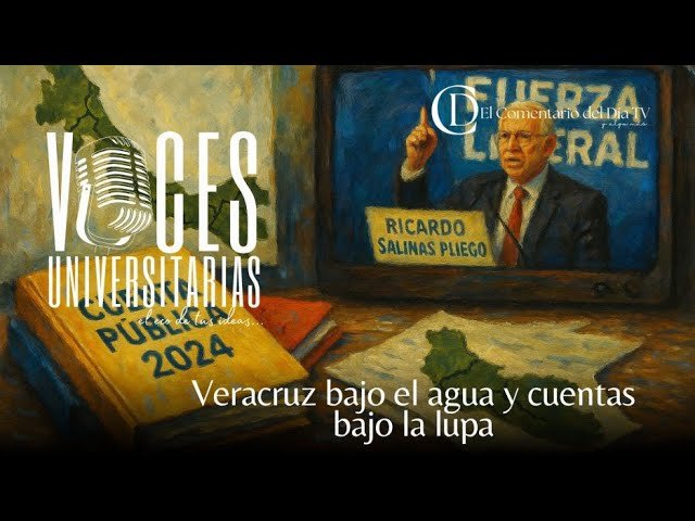 Veracruz bajo el agua y cuentas bajo la lupa