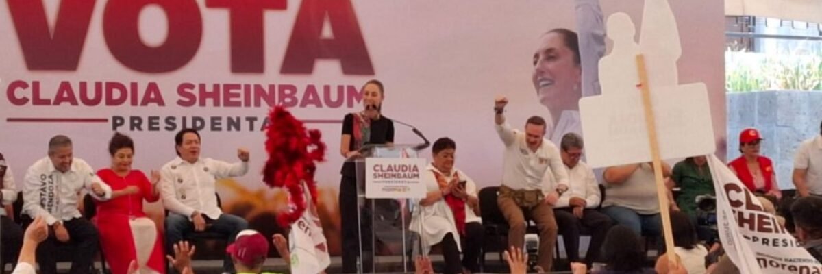 Claudia Sheinbaum asegura su victoria y llama a votar masivamente el 2 de junio
