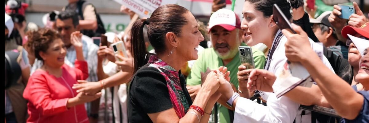 Claudia Sheinbaum Defiende Logros y Critica Corrupción en Benito Juárez Durante Mitin
