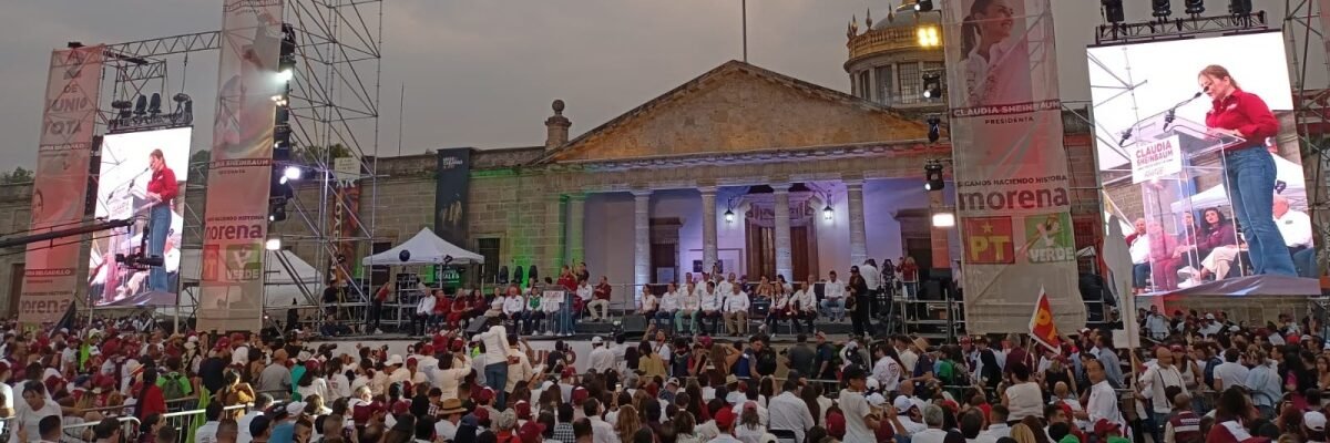 Claudia Sheinbaum Concluye Campaña en Jalisco con Gran Asistencia y Desorganización
